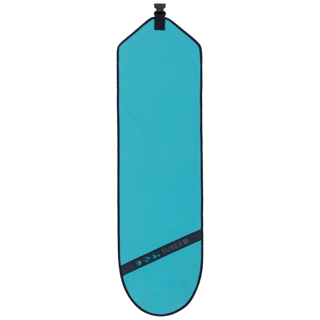 Protective cover for freediving fins